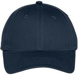 Silver Port Authority Youth Six-Panel Unstructured Twill Cap. YC914