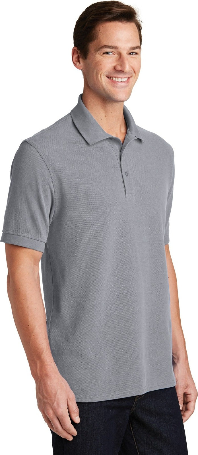 Silver Port & Co Combed Ring Spun Pique Polo. KP1500