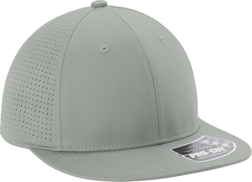Silver Sport-Tek Pro-Cut Stretch-Tek Cap STC64