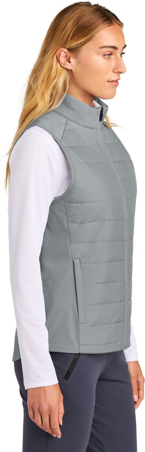 Silver Sport-Tek Women's Teknical Hybrid Vest LST941
