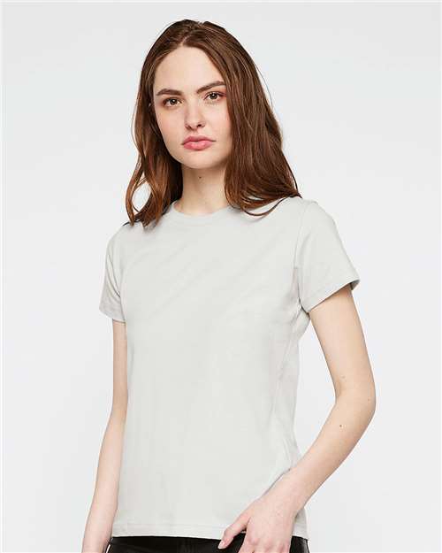 Silver Women&#39;s Fine Jersey Tee - 3516