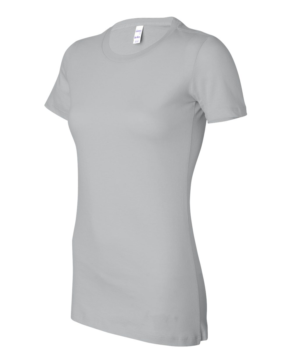 Silver Women's Slim Fit Tee - 6004