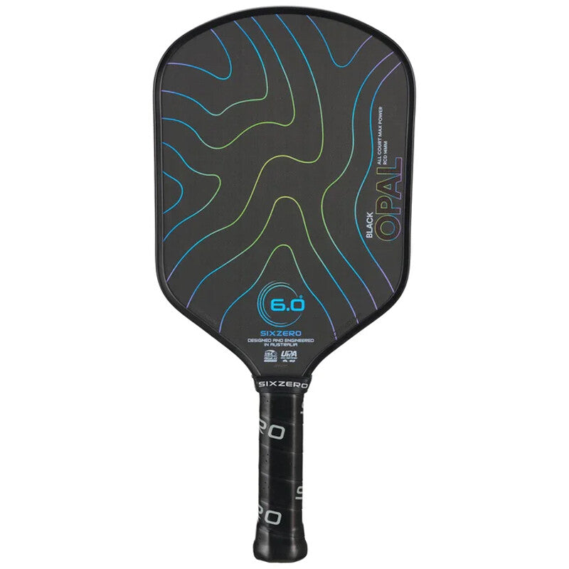Six Zero Black Opal 14mm Pickleball Paddle - Blk / Os