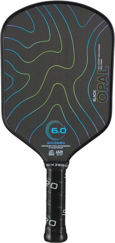 Six Zero Black Opal 14mm Pickleball Paddle