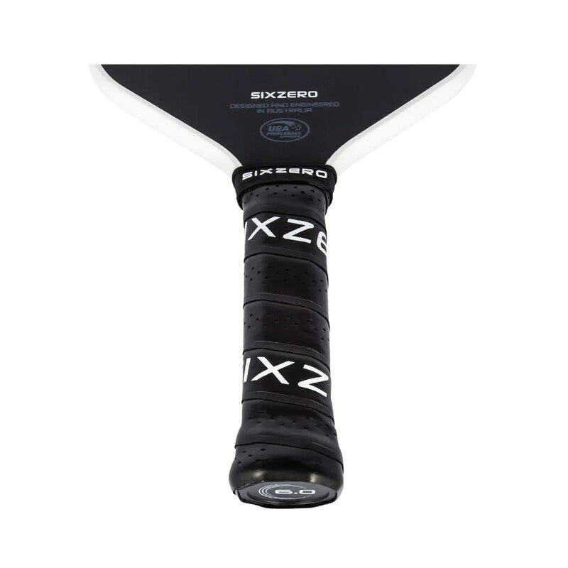Six Zero Infinity Edgeless Double Black Diamond Control Pickleball Paddle - Wht / Os