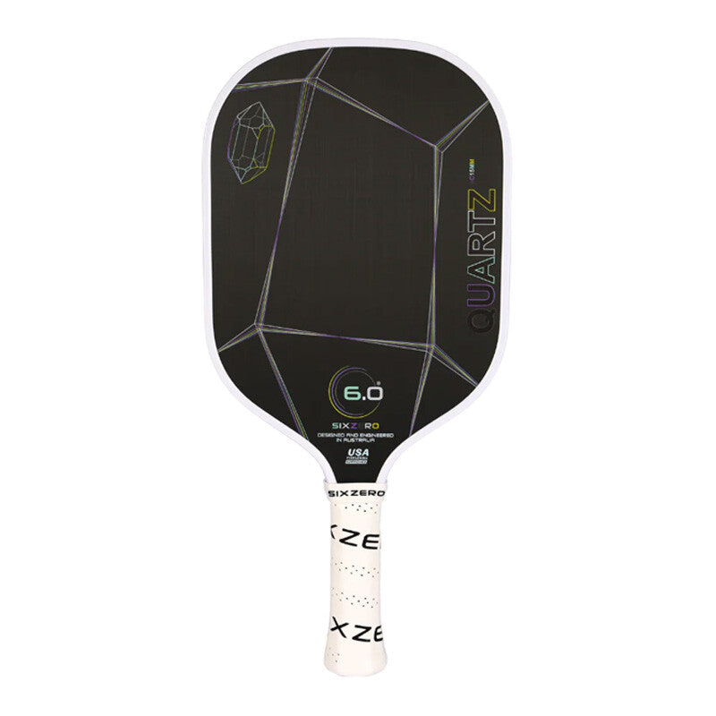 Six Zero Quartz Pickleball Paddle - Crystal - HIT a Double