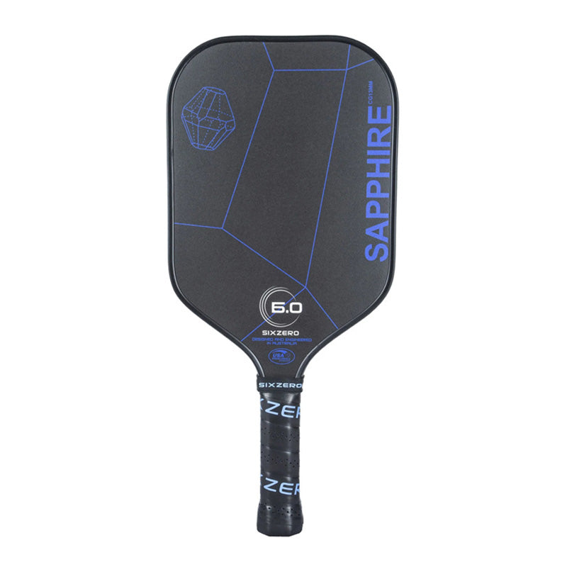 Six Zero Sapphire 13mm Pickleball Paddle - Blk / Os