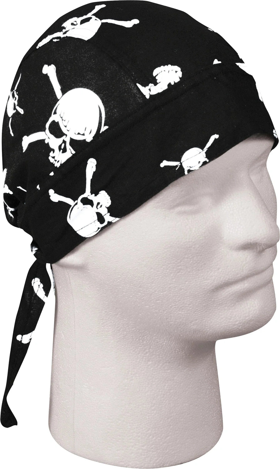 Skull & Crossbones Headwrap