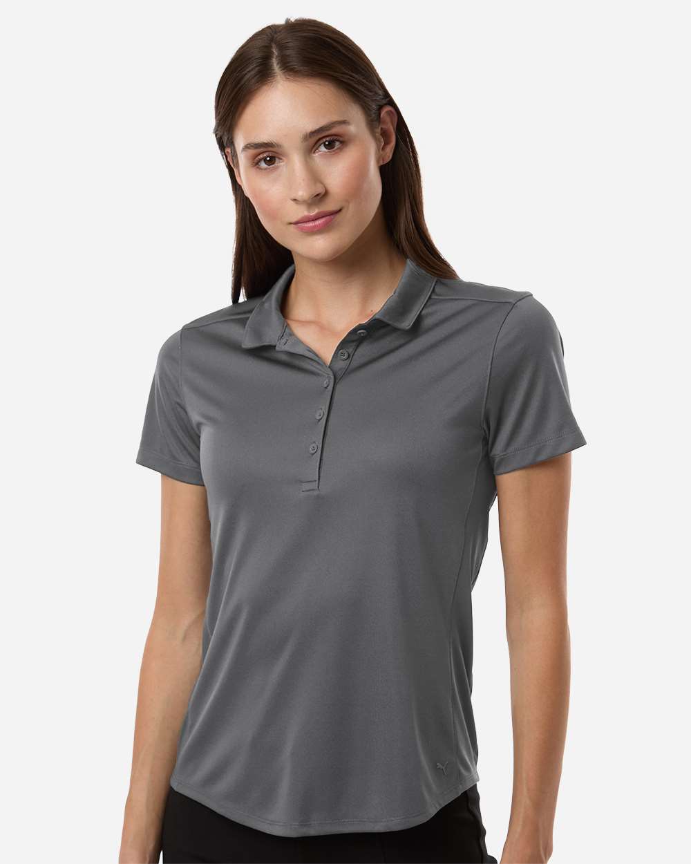 Slate Sky Womens Pure 2.0 Polo - 629944 plain