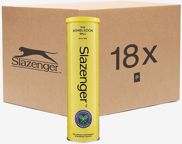 Slazenger Wimbledon Tennis Balls (case 18x) - Yellow