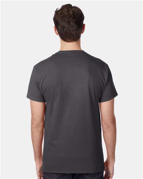 Smoke Grey Authentic Pocket T-Shirt - 5590
