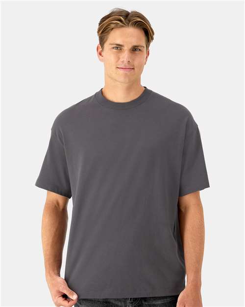 Smoke Grey Beefy-T® Retro Street T-Shirt - 5180R