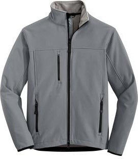 Smoke Grey/Chm Port Authority Tall Glacier Soft Shell Jacket. TLJ790