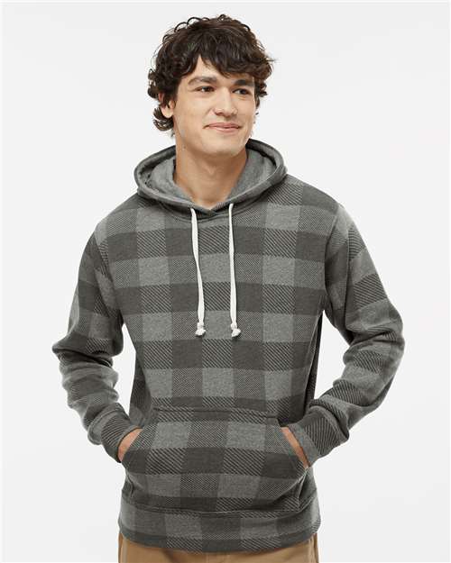 Smoke Triblend Buffalo Triblend Fleece Hooded Sweatshirt - 8871