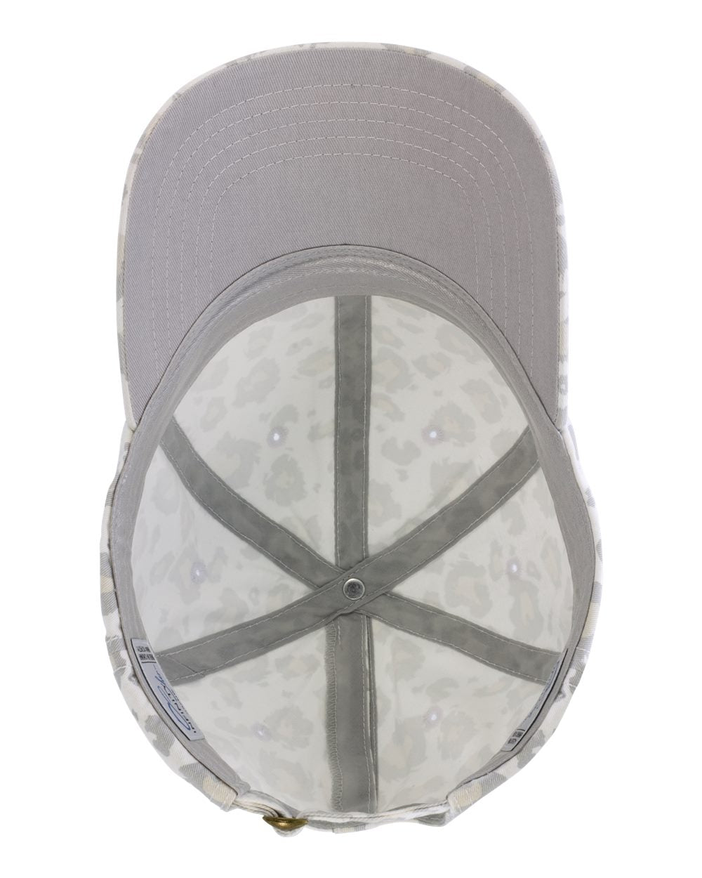 Snow Leopard Women's Garment-Washed Fashion Print Cap - HATTIE