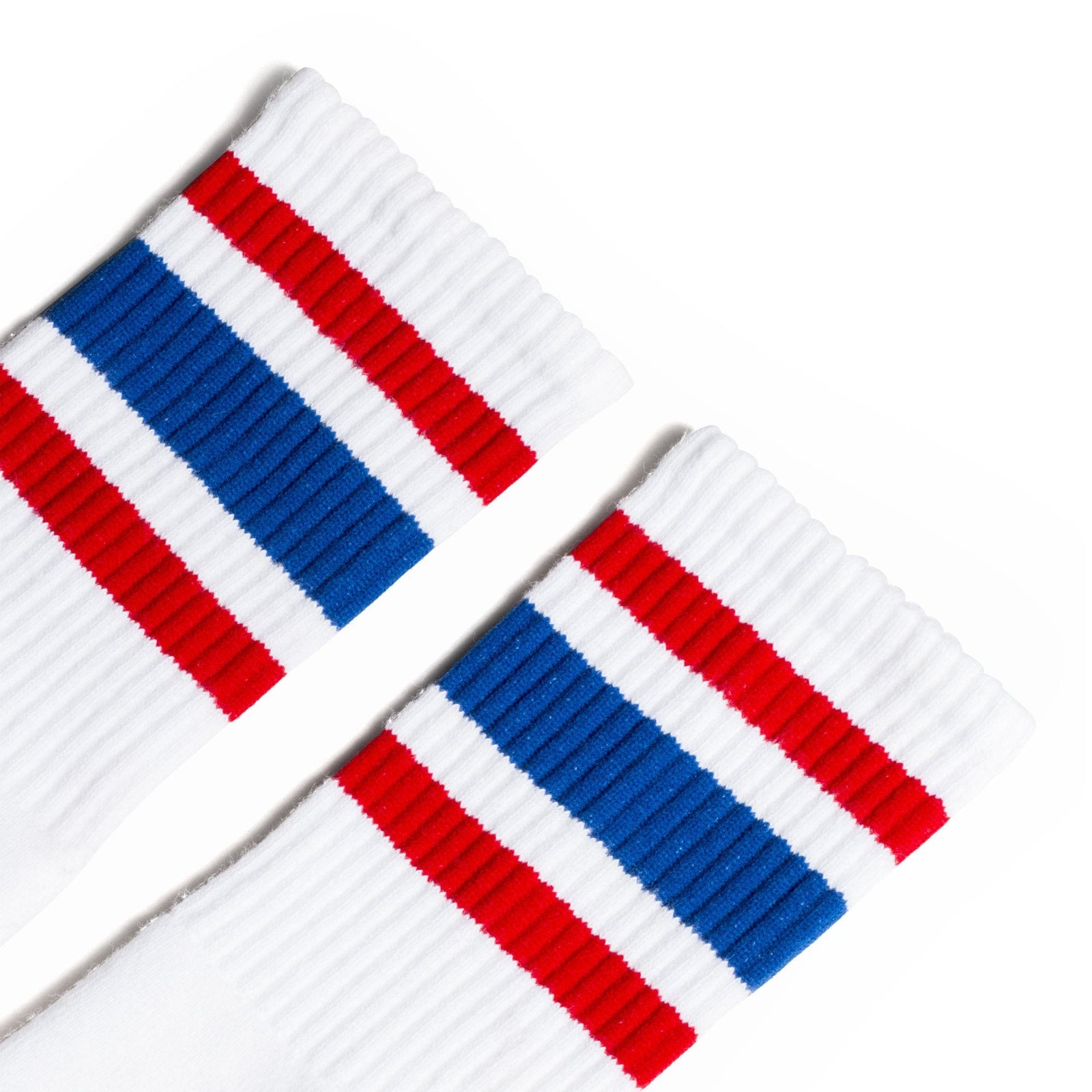 Socco All American Striped Socks - White - Crew / S/m
