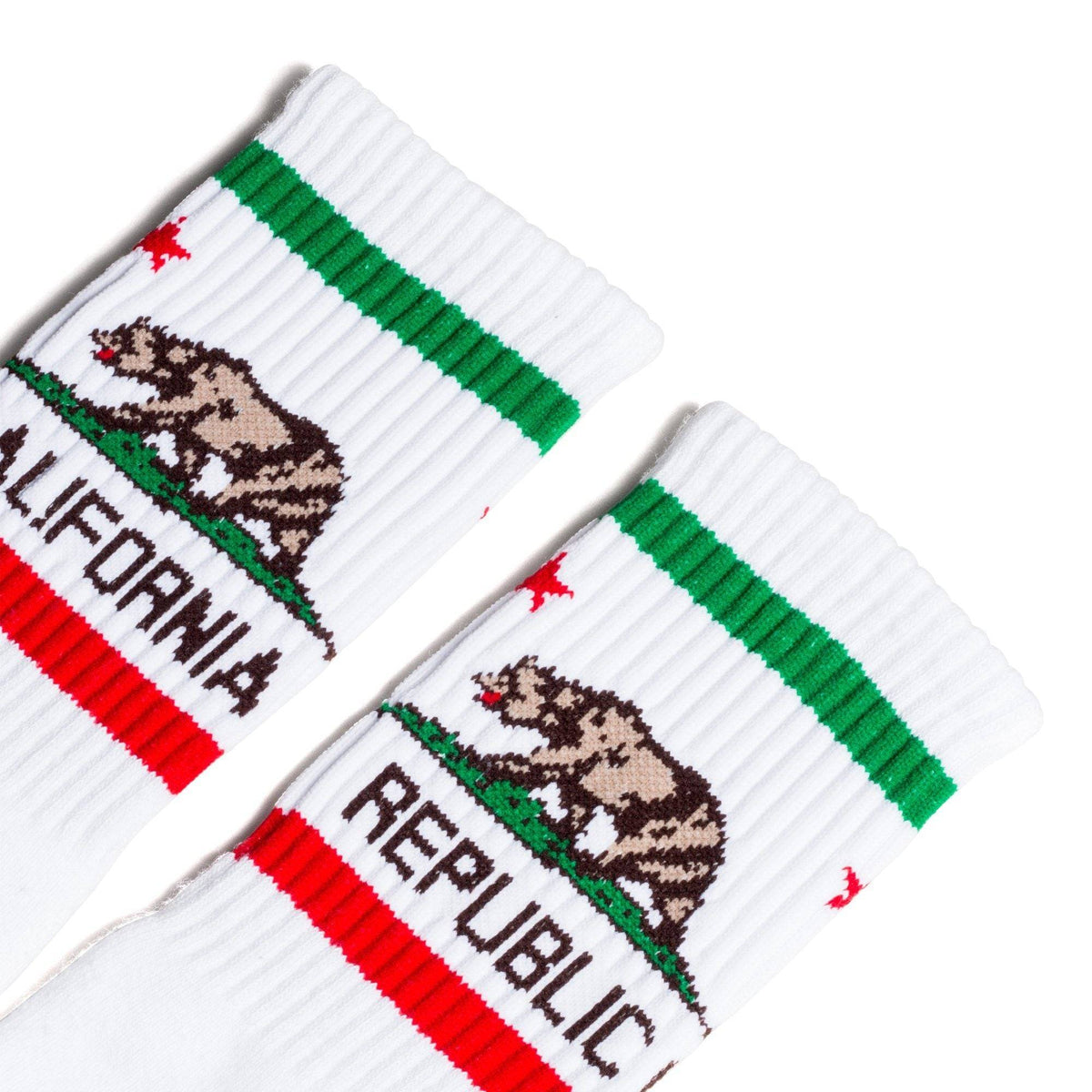 Socco Cali Bear Socks - White