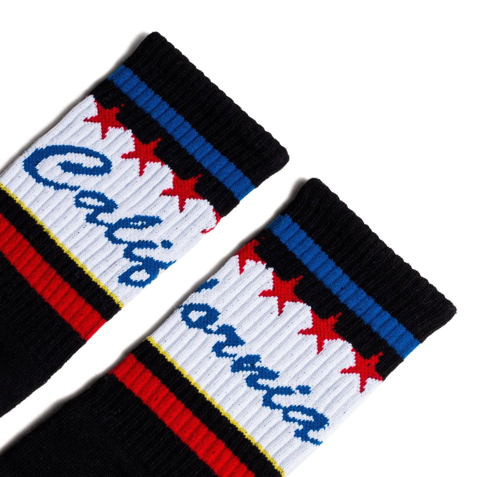 Socco Cali Words Socks - Black - Crew / S/m