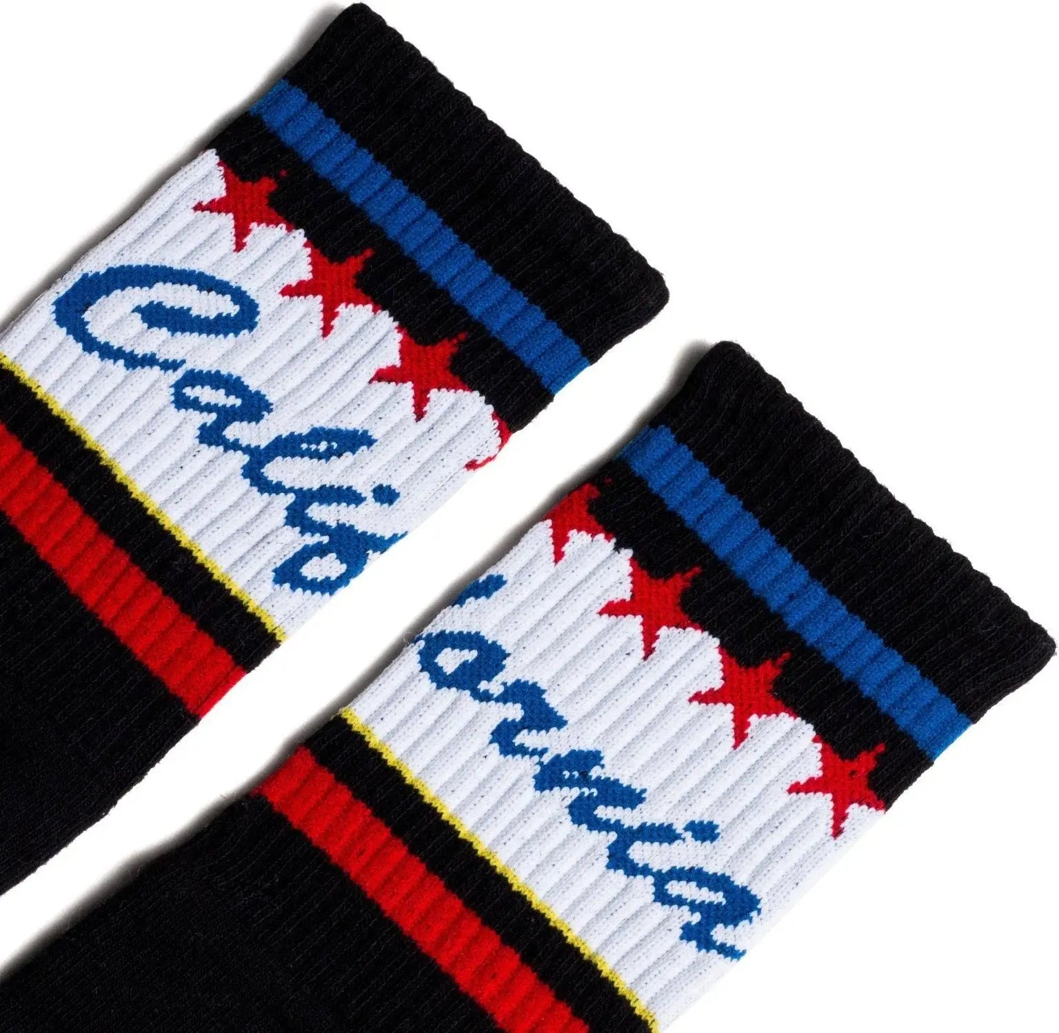 Socco Cali Words Socks - Black - Crew / S/m