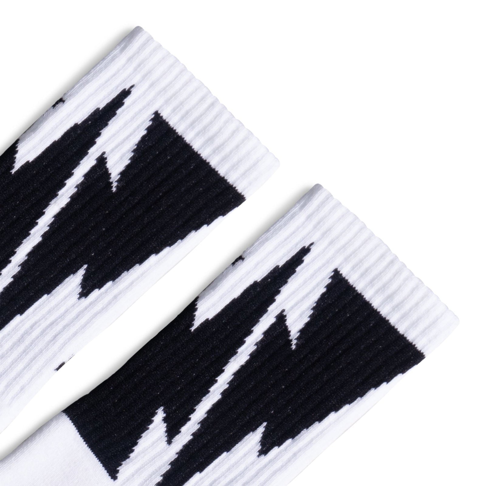 Socco Mike Vallely Bolt Socks - White - Crew / S/m
