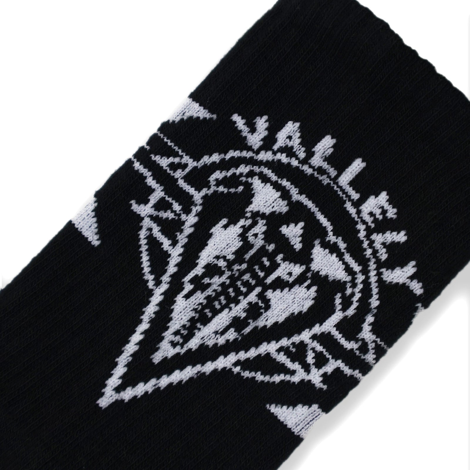 Socco Mike Vallely x Dirty Donny Collaboration Crew Socks - Black - Osfm
