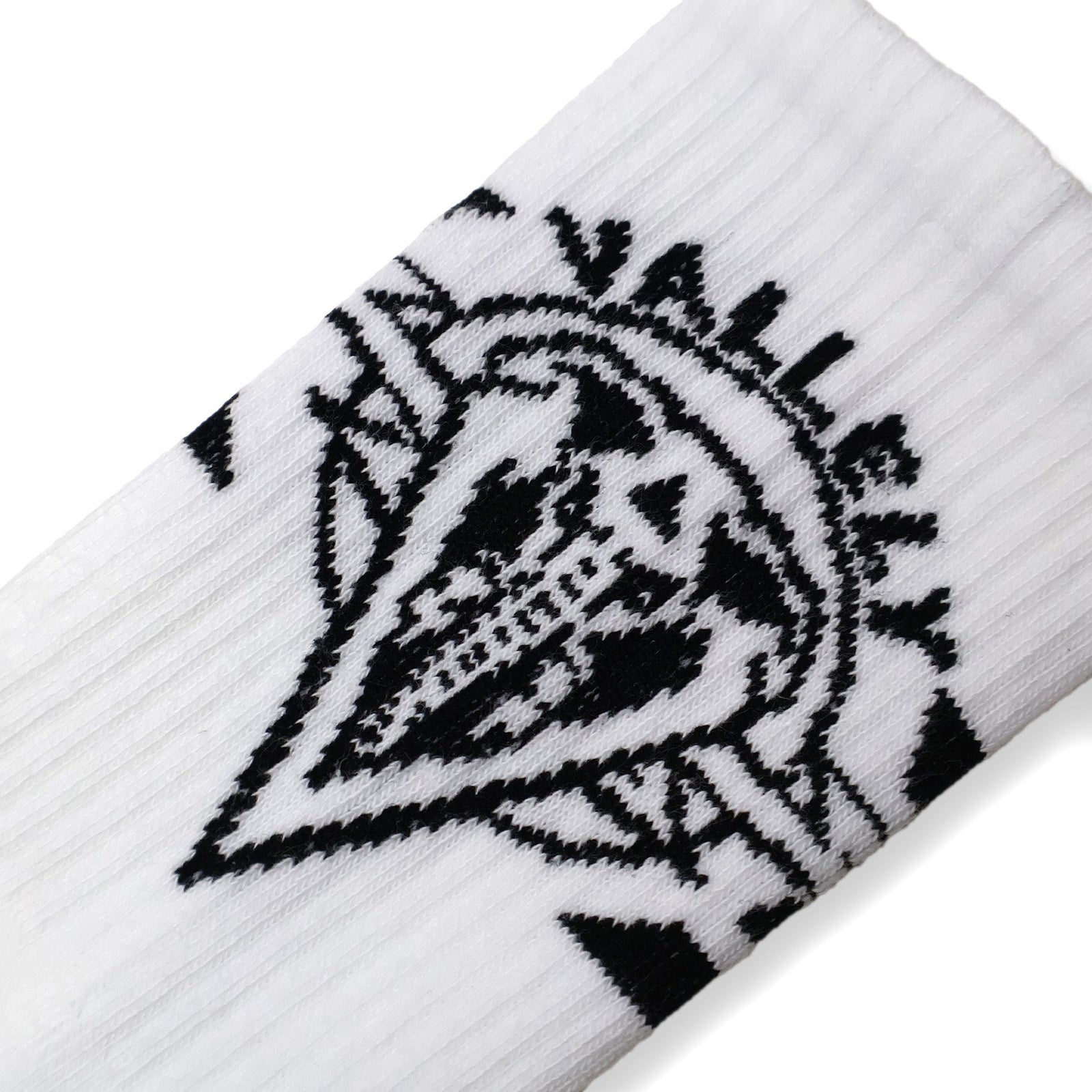 Socco Mike Vallely x Dirty Donny Collaboration Crew Socks - White - Osfm