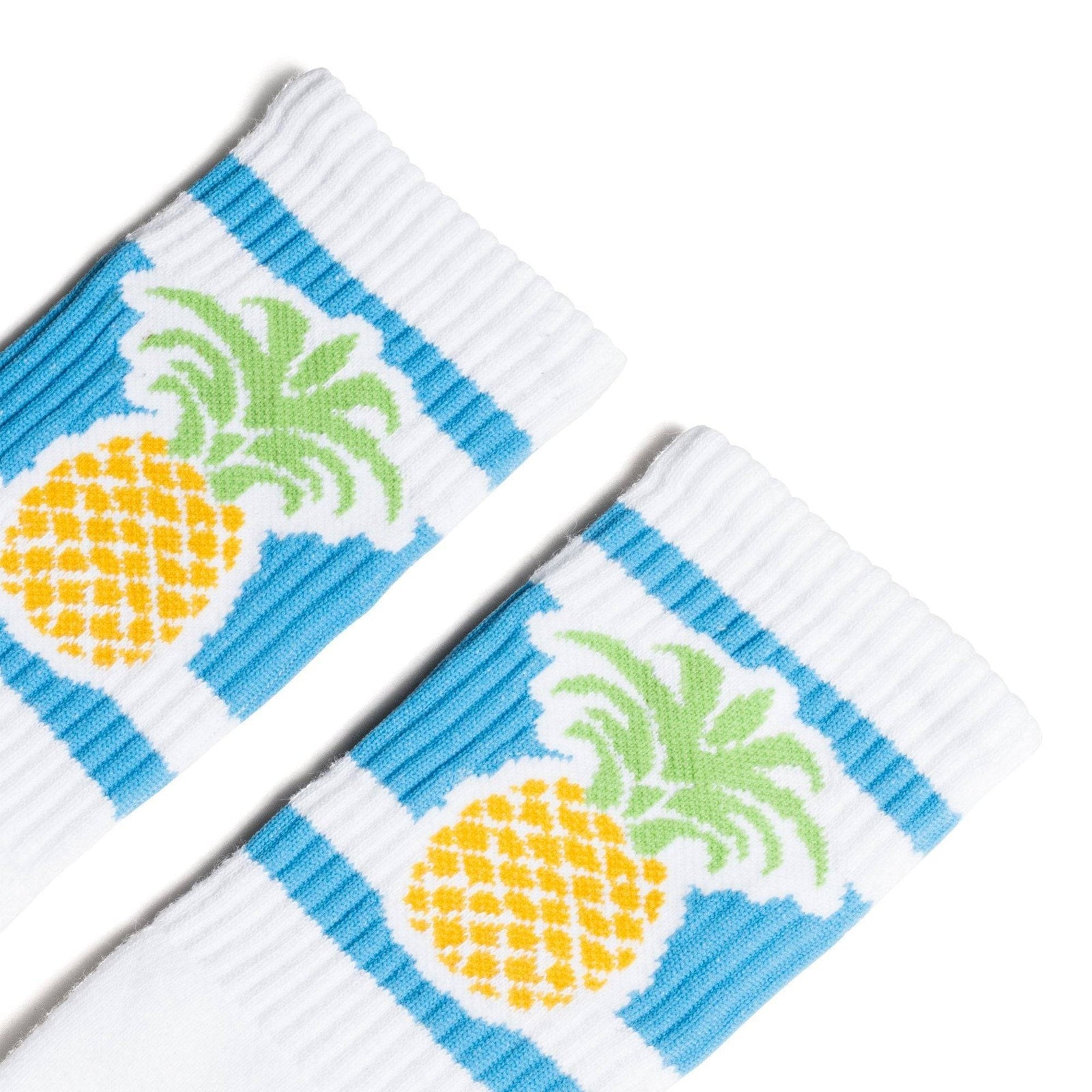 Socco Pineapple Socks - White - Crew / S/m
