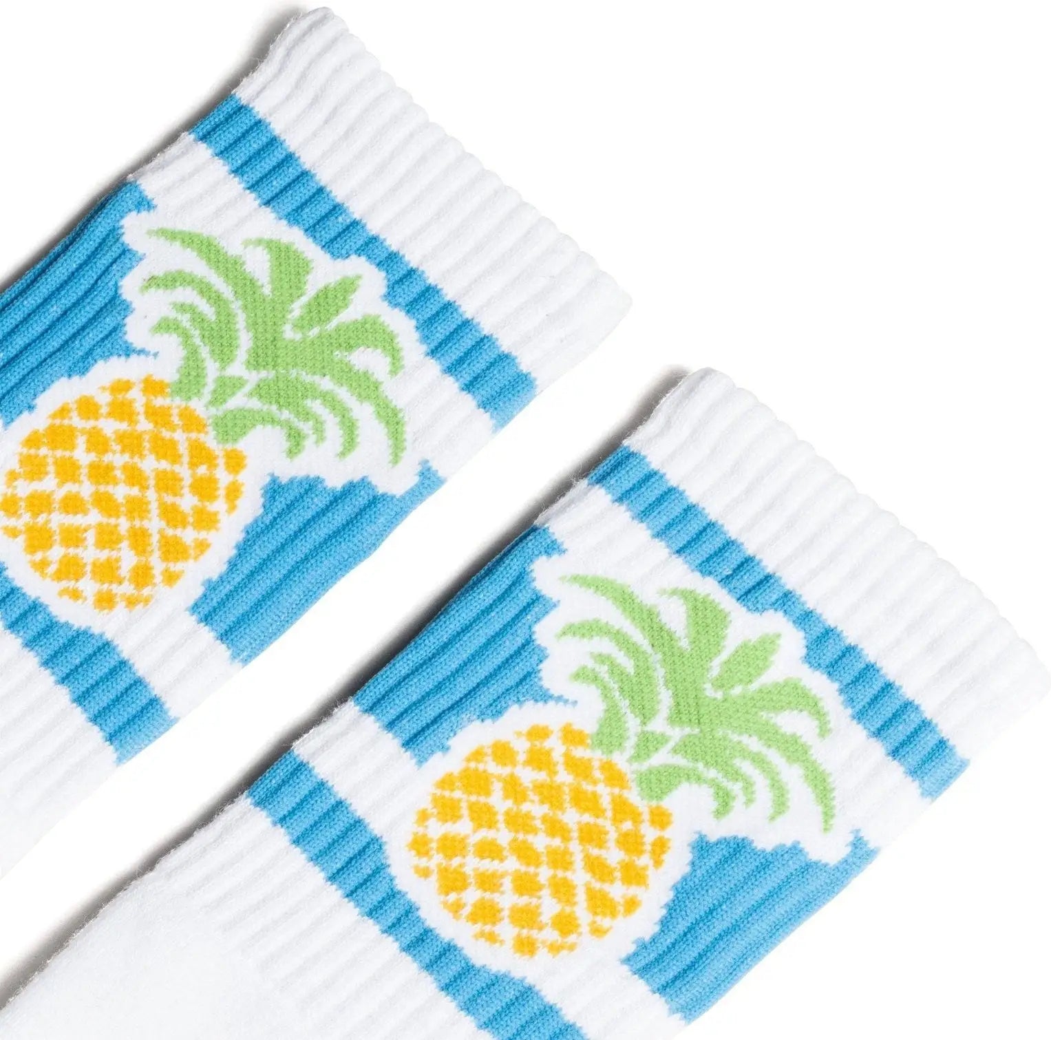 Socco Pineapple Socks - White - Crew / S/m