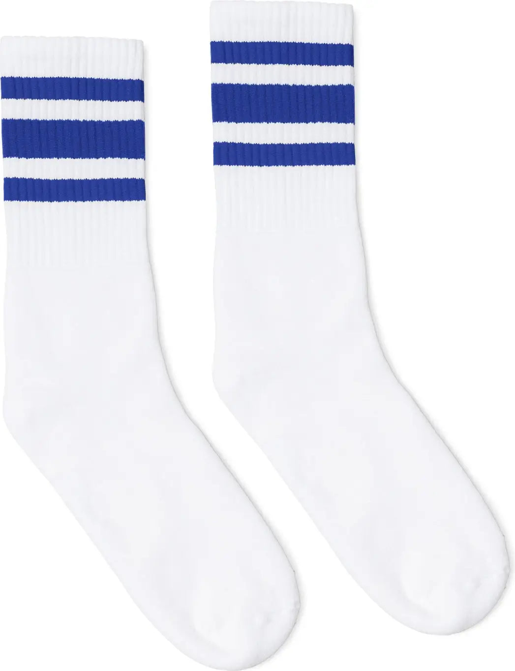Socco Royal Striped Socks - White - Crew / S/m