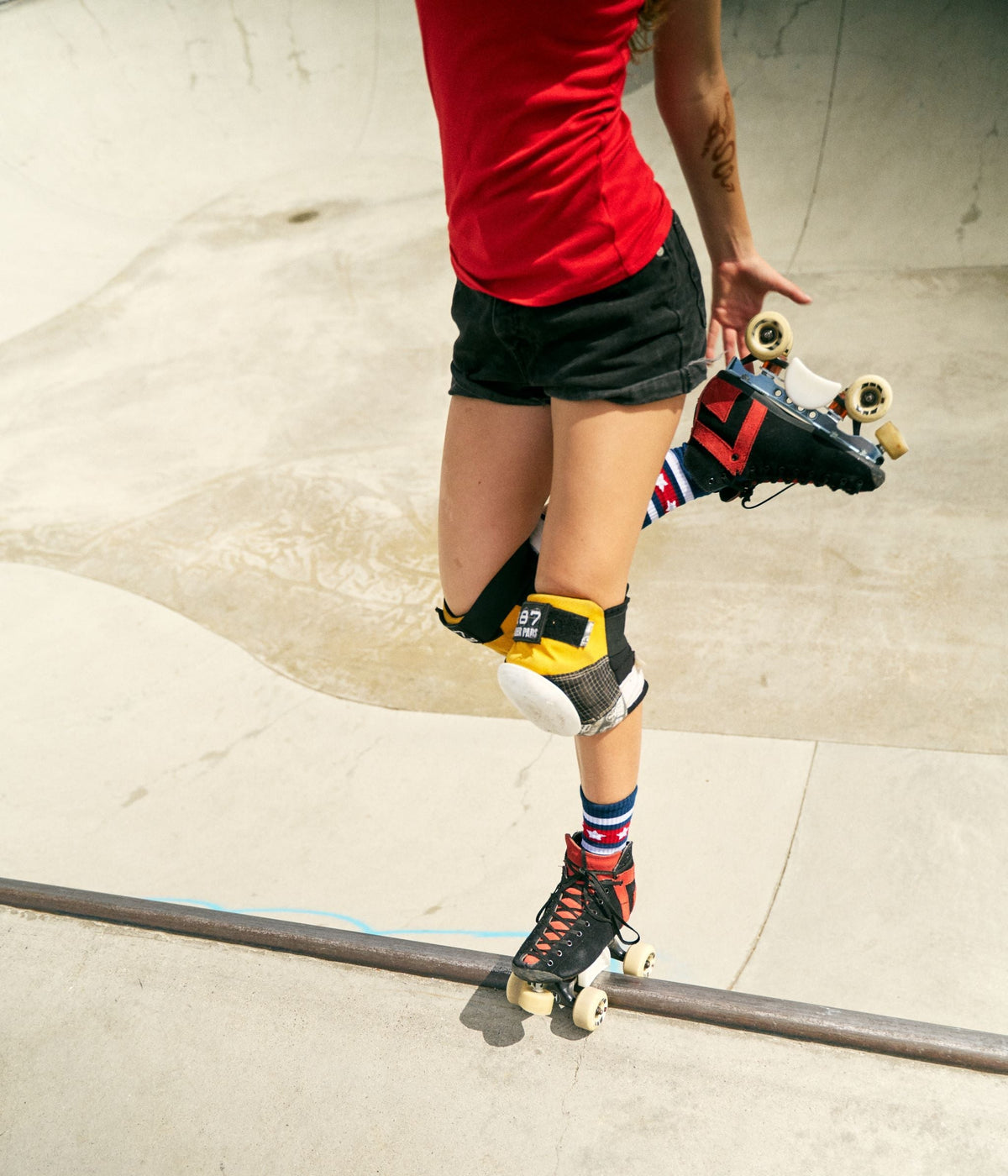 Socco Star Spangled Stars & Stripes Crew Socks - Light Navy