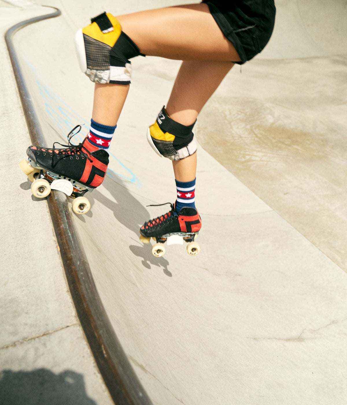 Socco Star Spangled Stars & Stripes Crew Socks - Light Navy