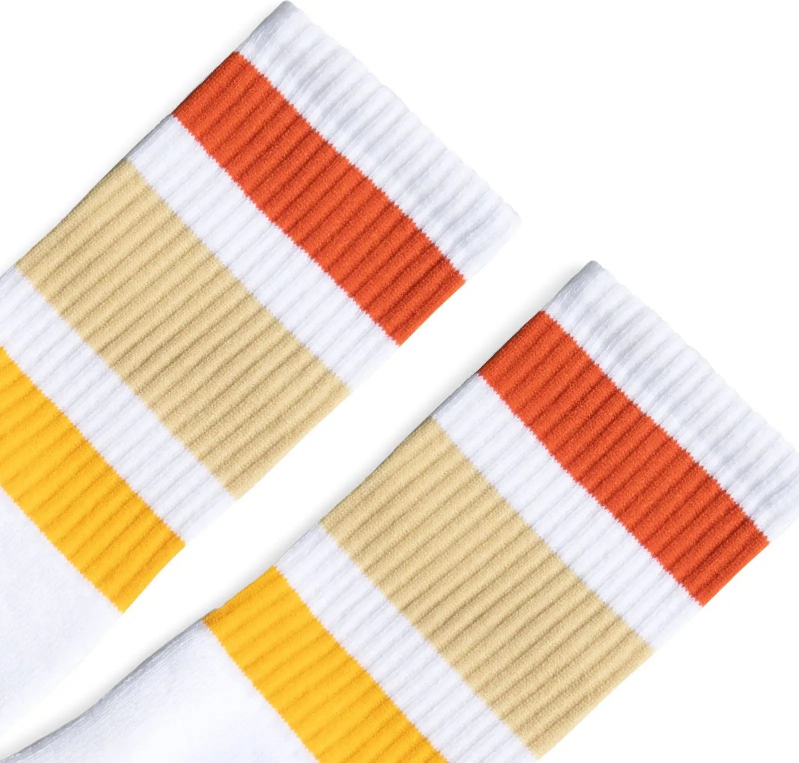 Socco Sunset Shades Crew Socks - White - S/m