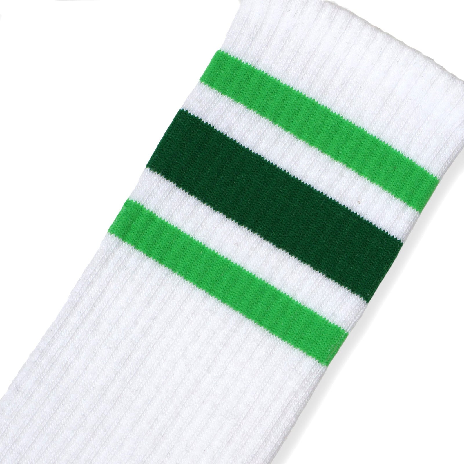 Socco True Knee High Socks - White - Green Shades - Green/lt. / Osfm