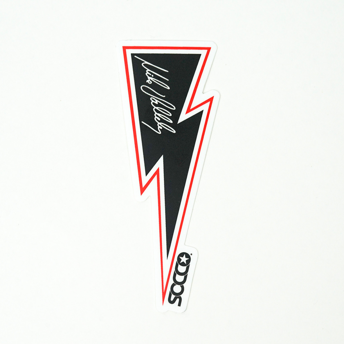 Socco x Mike Vallely Lightning Bolt Socks - Black