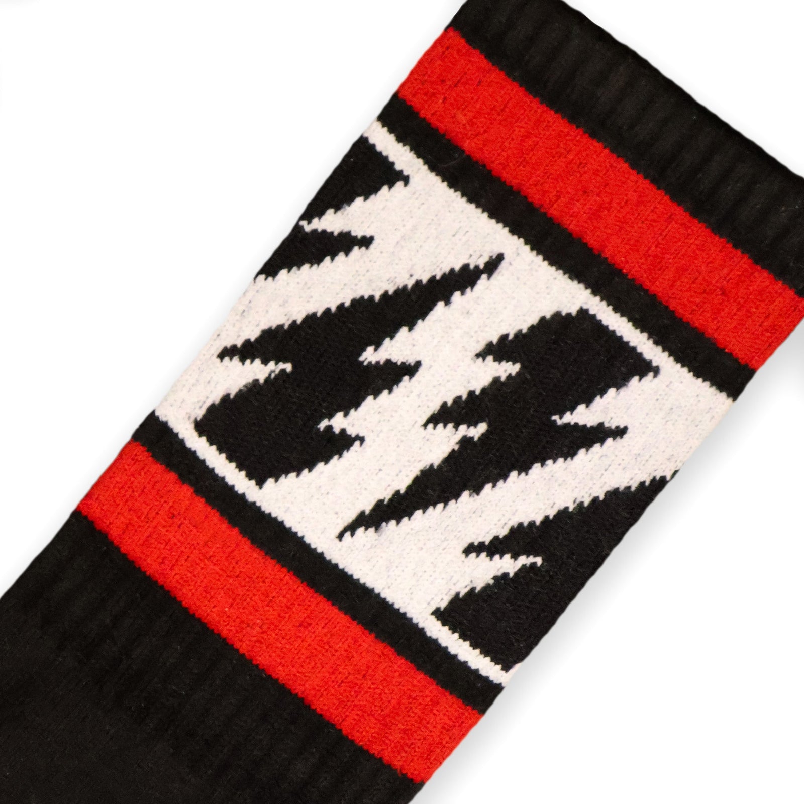 Socco x Mike Vallely Lightning Bolt Socks - Black - Crew / S/m