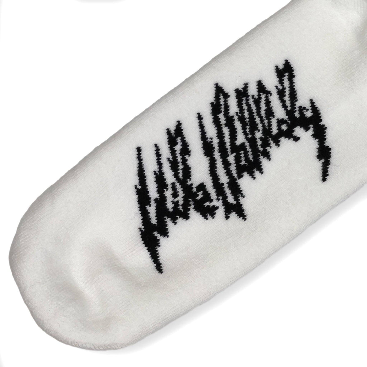 Socco x Mike Vallely Lightning Bolt Socks - White