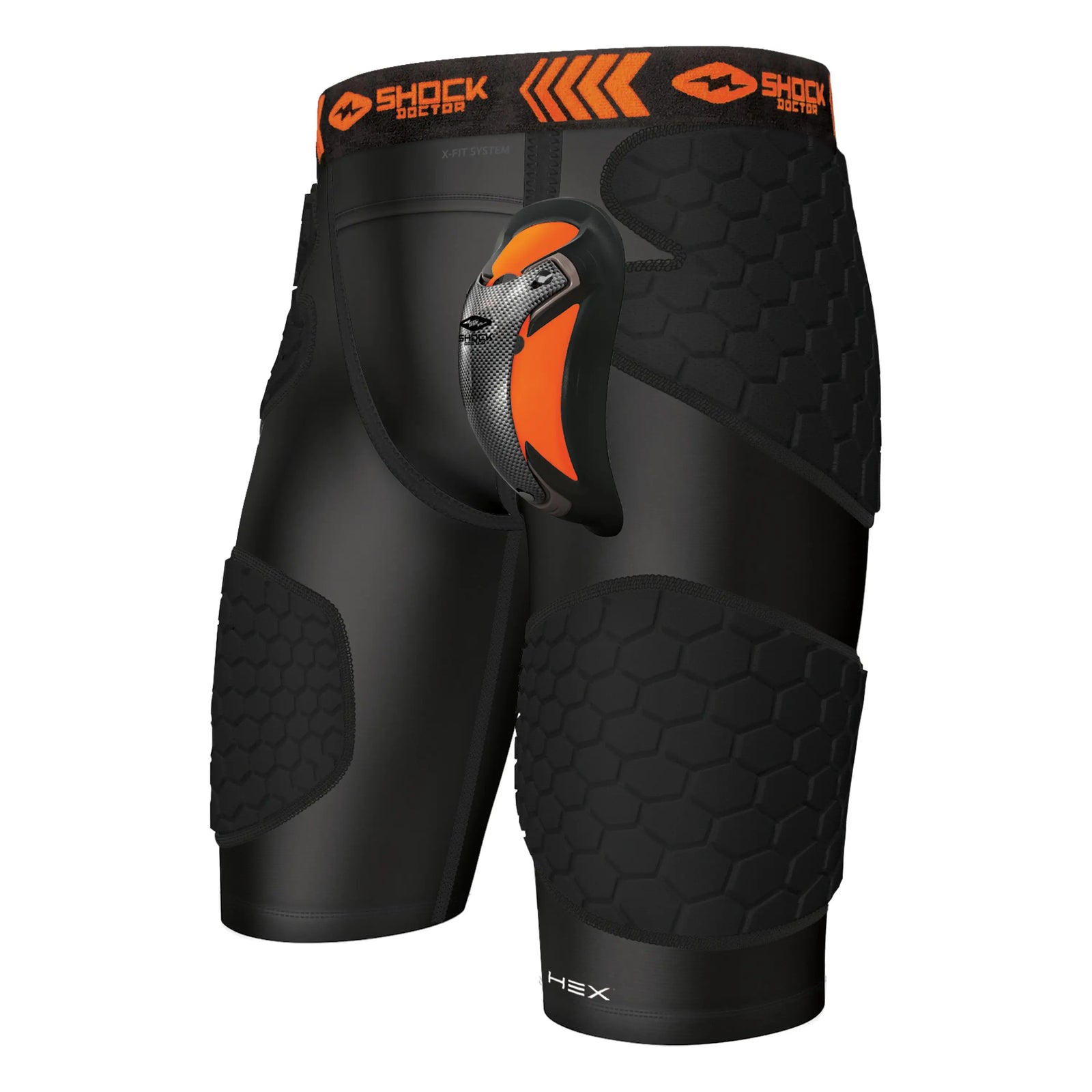 Sock Doctor Sd30390 Hex Compfit Imp Shrt W/ult Carb Flx Cup Boys