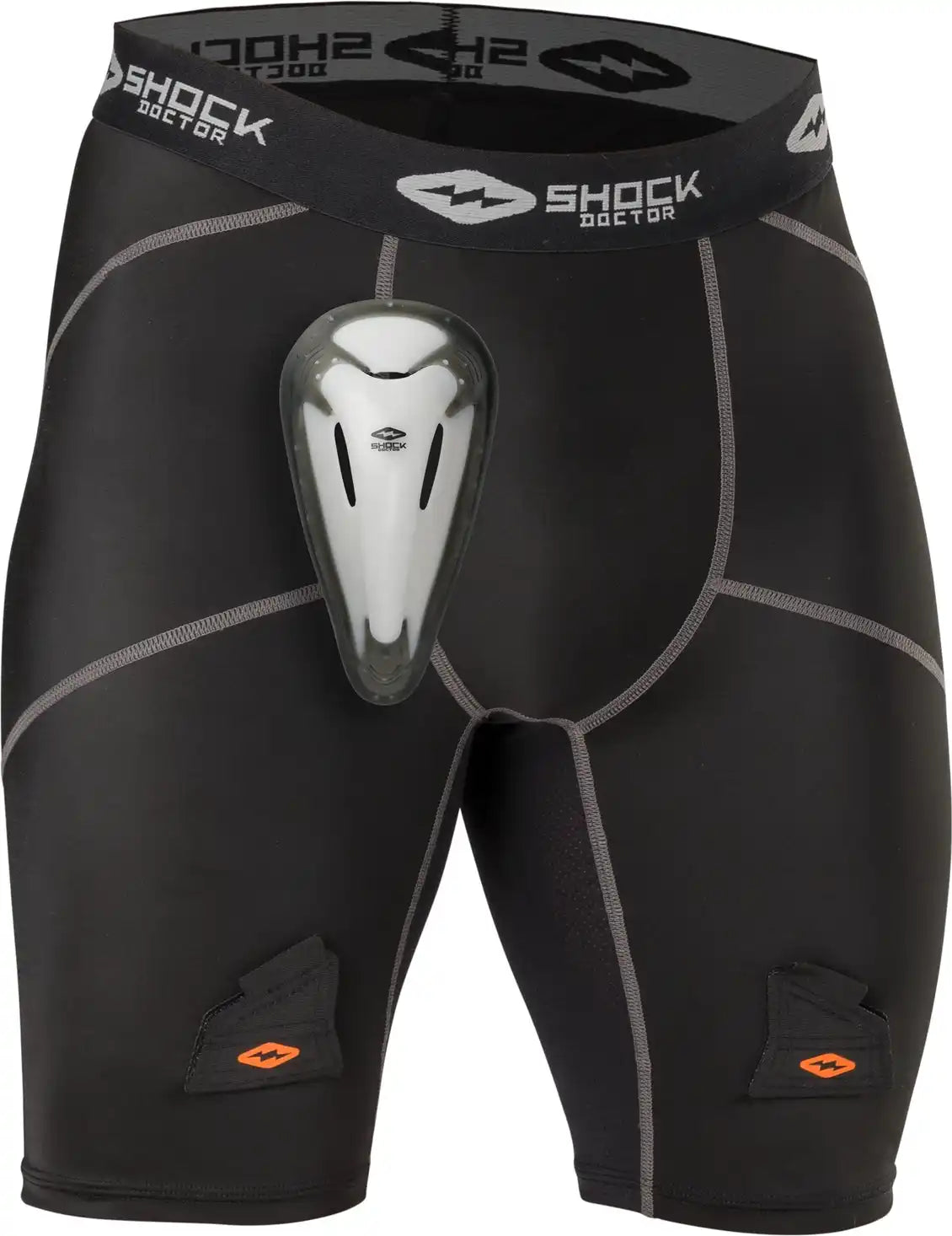 Sock Doctor Sd31710 Compression Hockey Short W/ Bioflex Cup - Black / Xs