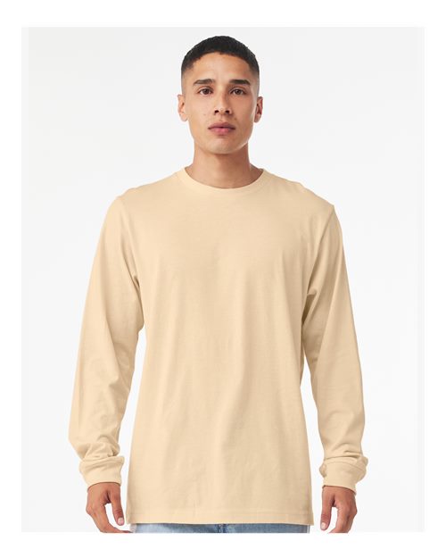 Soft Cream Jersey Long Sleeve Tee - 3501