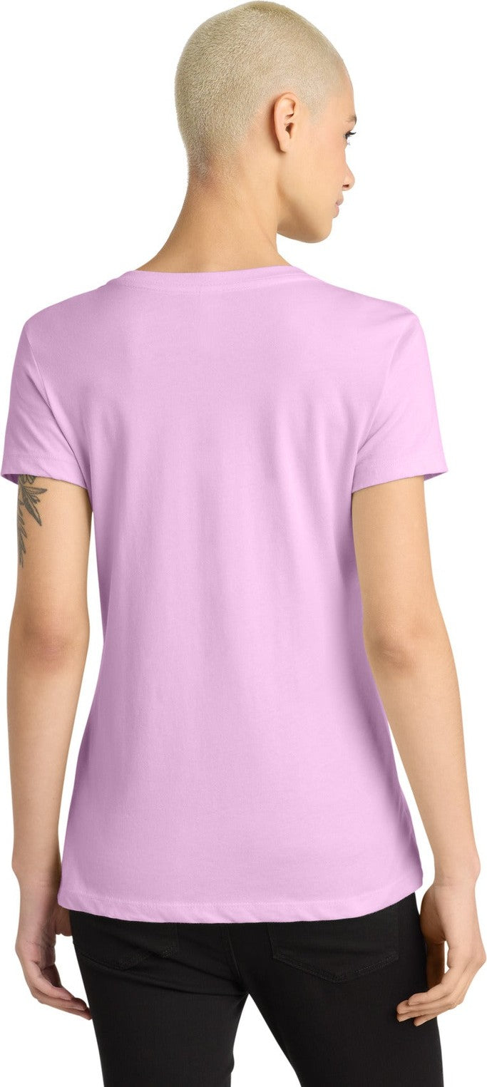 Soft Purple District - Women's Perfect Weight V-Neck Tee. DM1170L