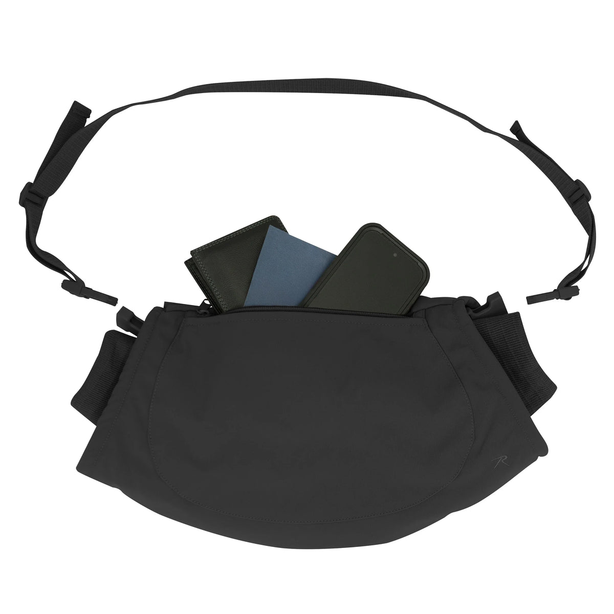Soft Shell Hand Warmer Muffler - Black