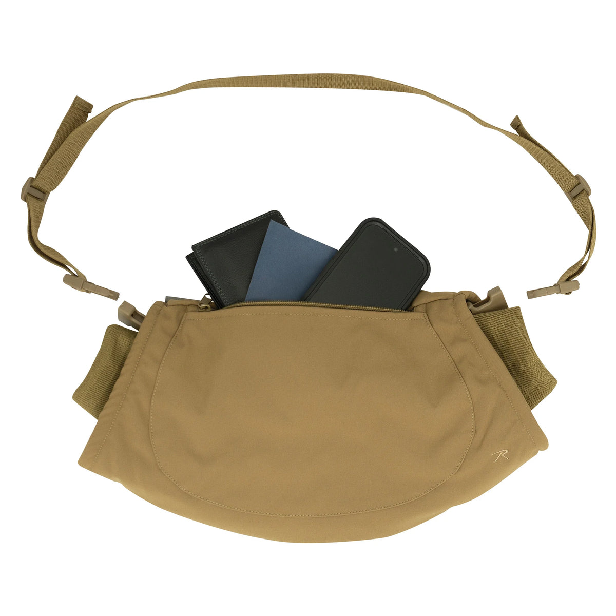 Soft Shell Hand Warmer Muffler - Coyote Brown