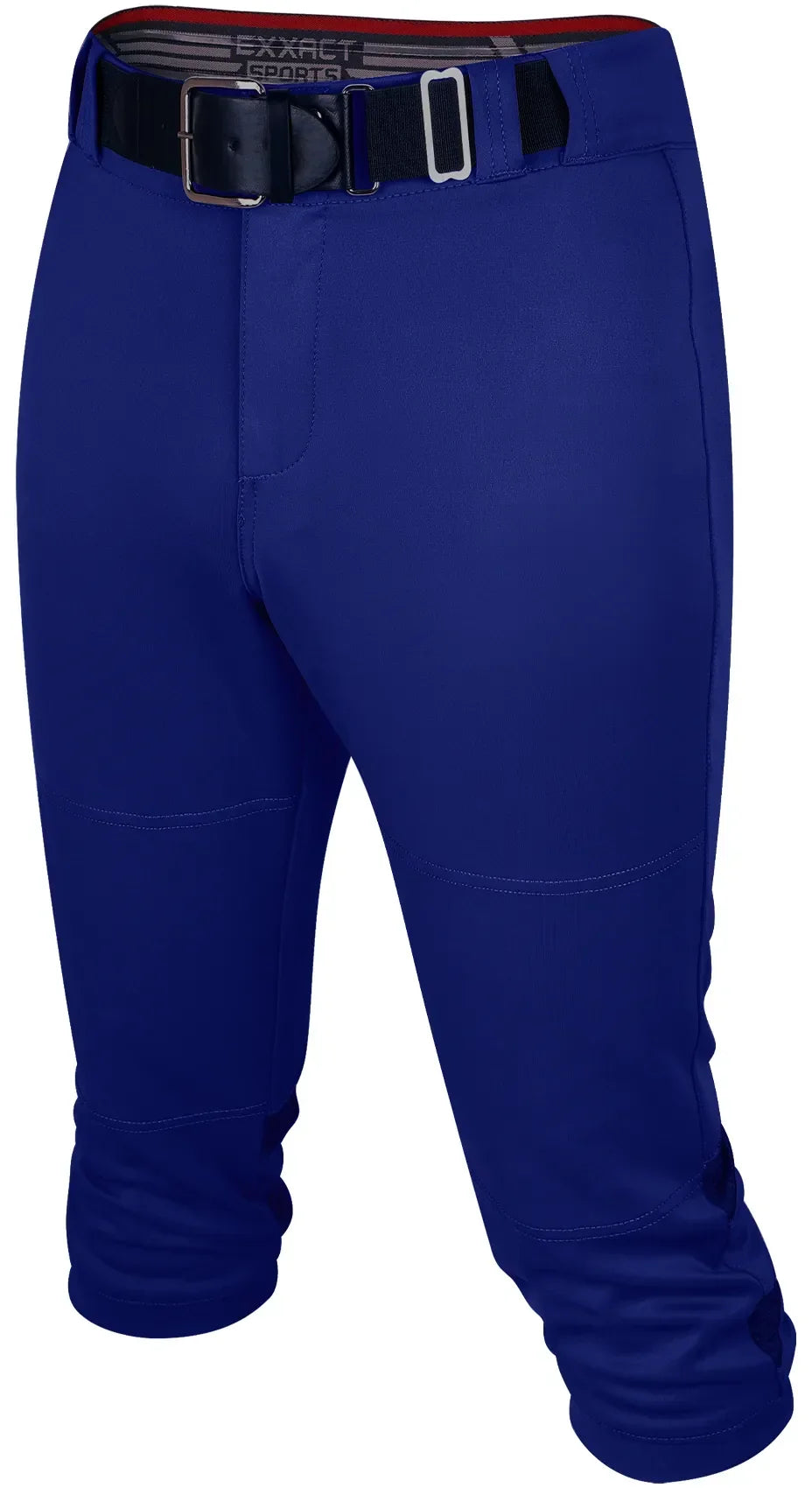 Softball Pants for Women with Snap and Zipper Elastic Bottom And mesh panels (navy)