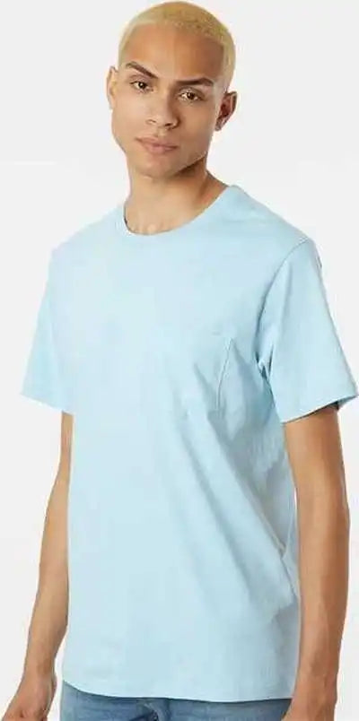 Softshirts 210 Classic Pocket t Shirt Chambray