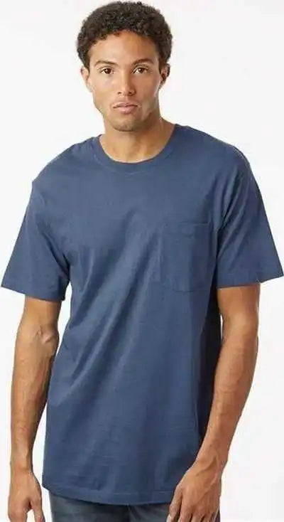 Softshirts 210 Classic Pocket t Shirt Navy