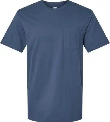 Softshirts 210 Classic Pocket t Shirt Navy