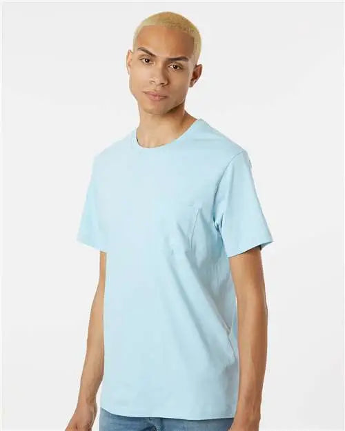 Softshirts 210s Classic Pocket T-shirt - 210 - Chambray
