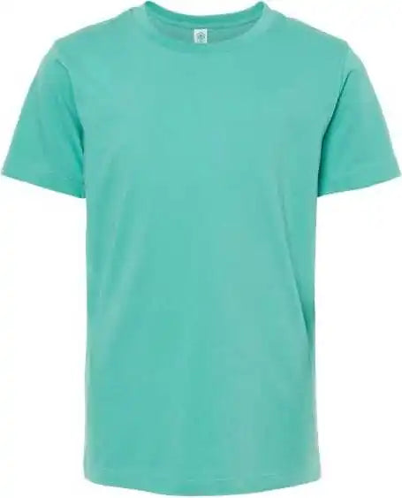Softshirts 402 Youth Organic t Shirt Seafoam