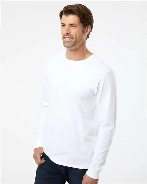 Softshirts 420s Organic Long Sleeve T-shirt - 420 - White