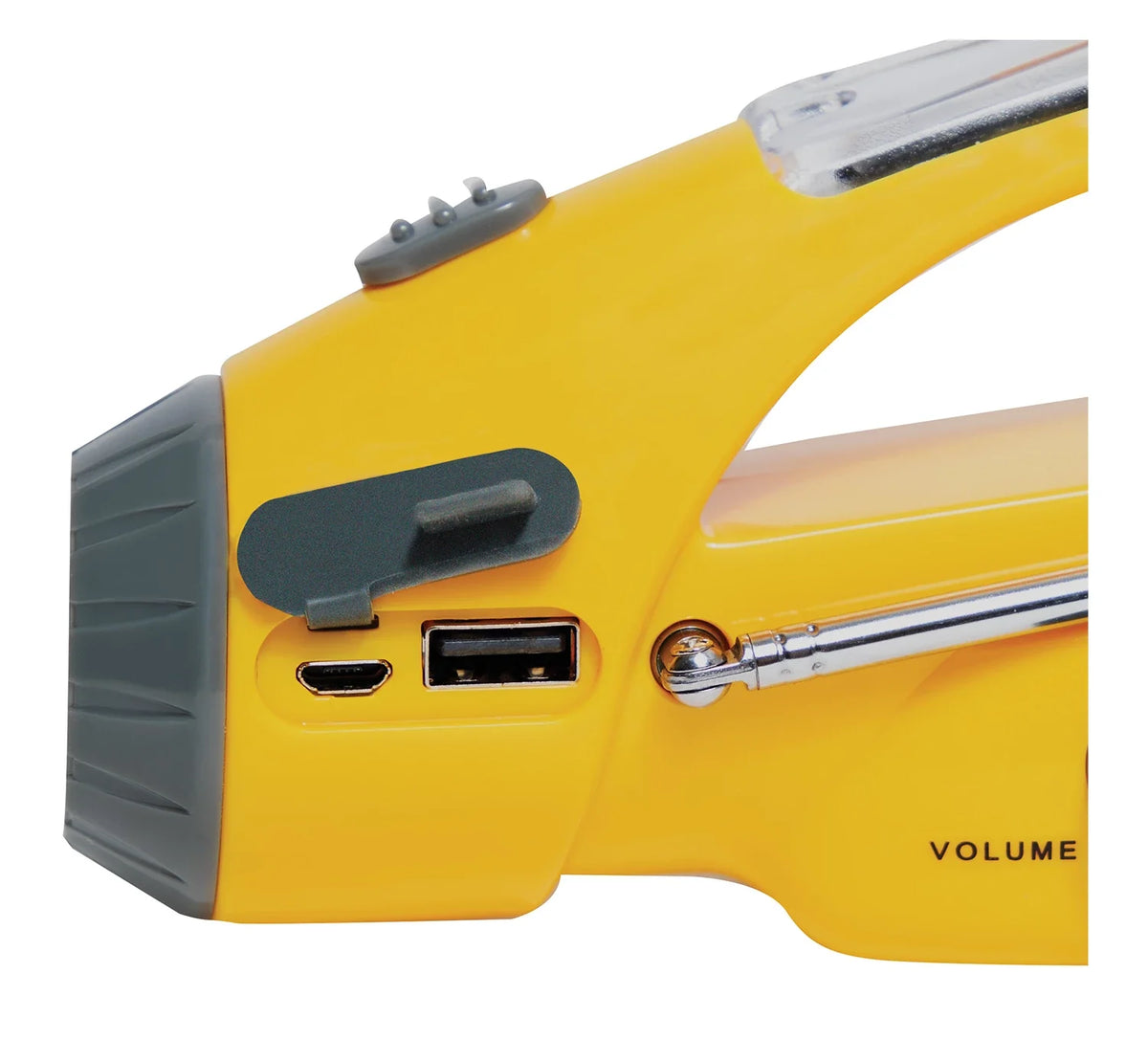 Solar/wind Up Flashlight with Radio